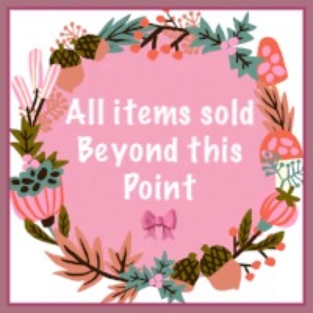 ✖️All items sold beyond this point✖️